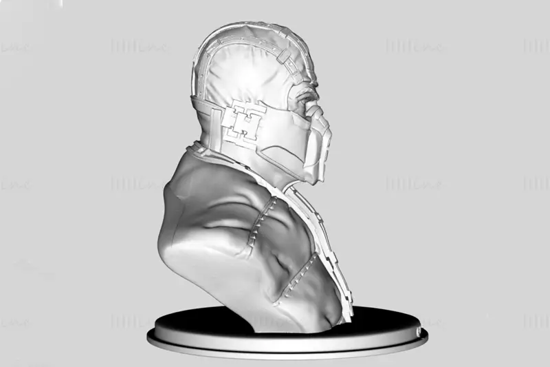 فایل STL مدل چاپ سه بعدی شخصیت ساب زیرو (مورتال کامبت)