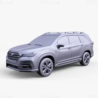 3D модел на автомобил Subaru Ascent 2019