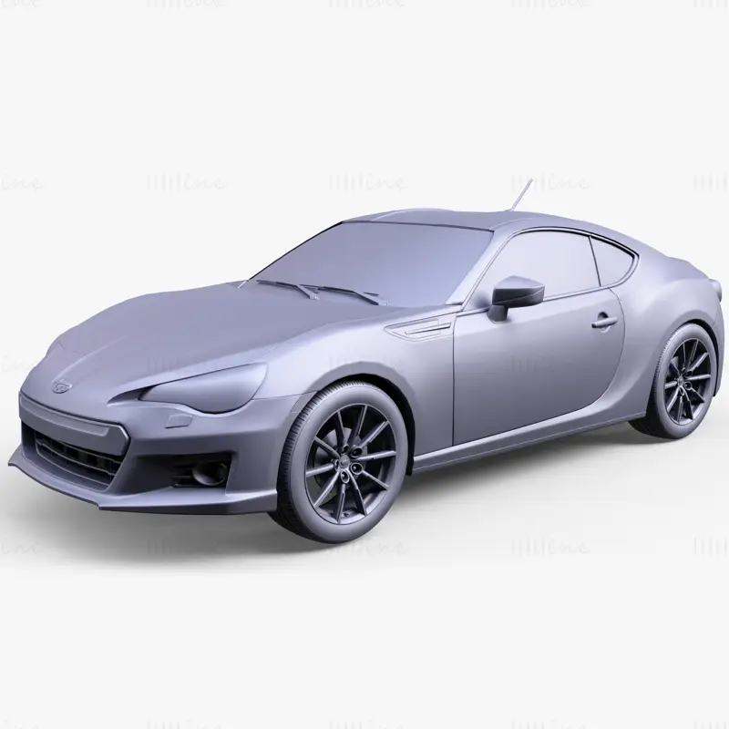 斯巴鲁 BRZ 2 2012 汽车 3D 模型