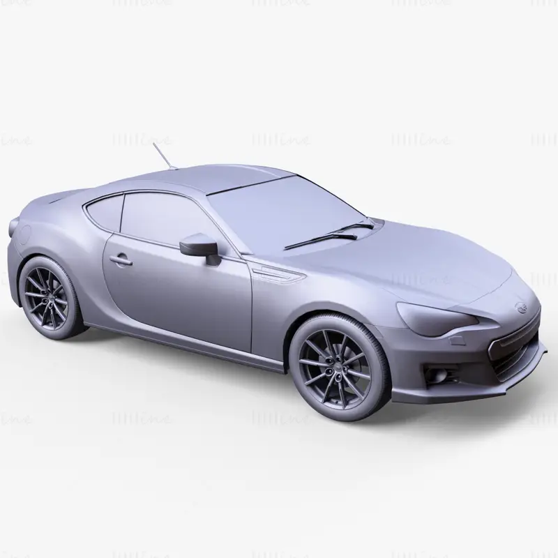 斯巴鲁 BRZ 2 2012 汽车 3D 模型