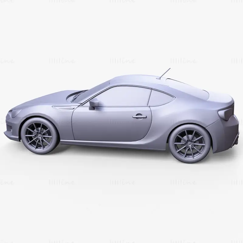 Modelo 3D do carro Subaru BRZ 2 2012