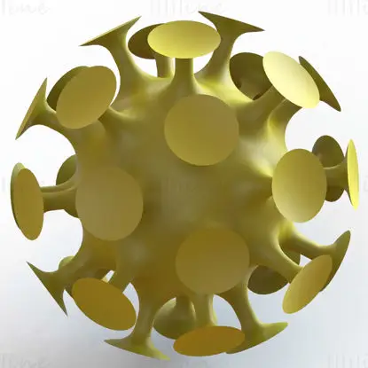 Модель для 3D-печати маленького шарика всасывания STL
