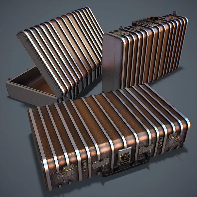 Suitcase 1 Safe Model 3D