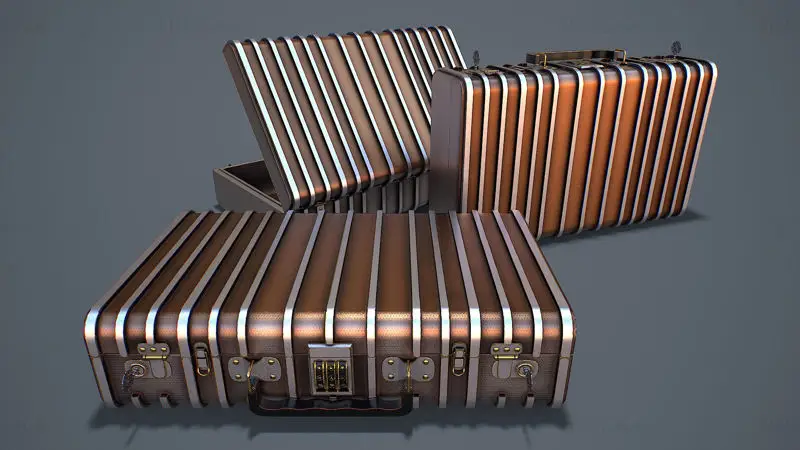 Suitcase 1 Safe 3D Model