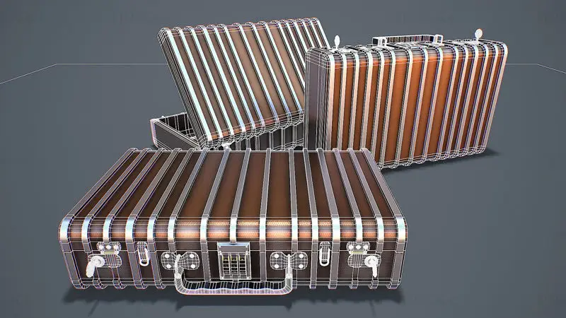 Suitcase 1 Safe 3D Model