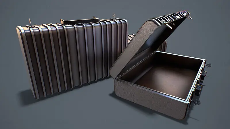 Suitcase 1 Safe Model 3D