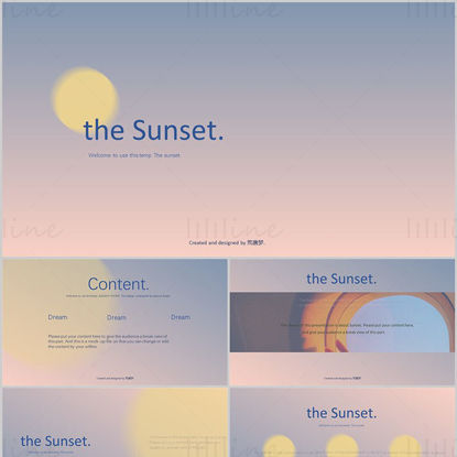 Sunset Premium PowerPoint Template