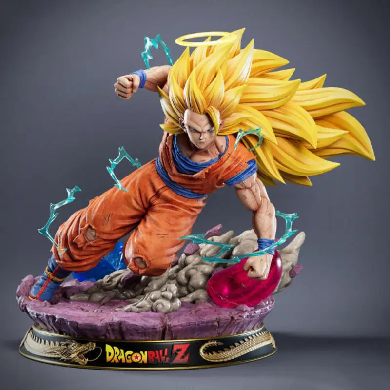 Modelo de impresión 3D STL de Super Saiyan 3 Goku