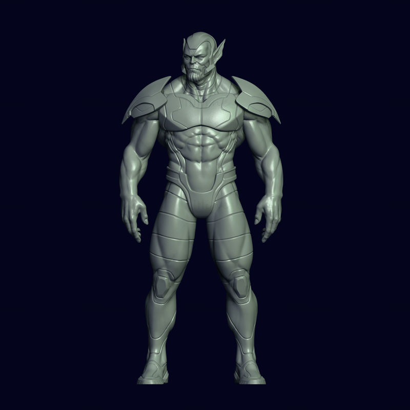 Super Skrull 3D Model Ready to Print