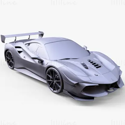 超级跑车 GTB 488 EVO 2021 3D 模型