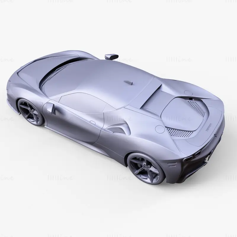 Суперавтомобил SF90 Stradale 3D модел