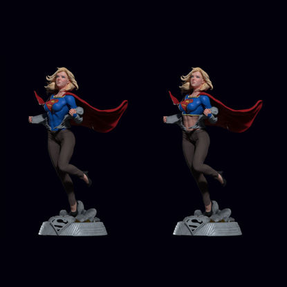 Supergirl Modelo 3D Listo para Imprimir STL