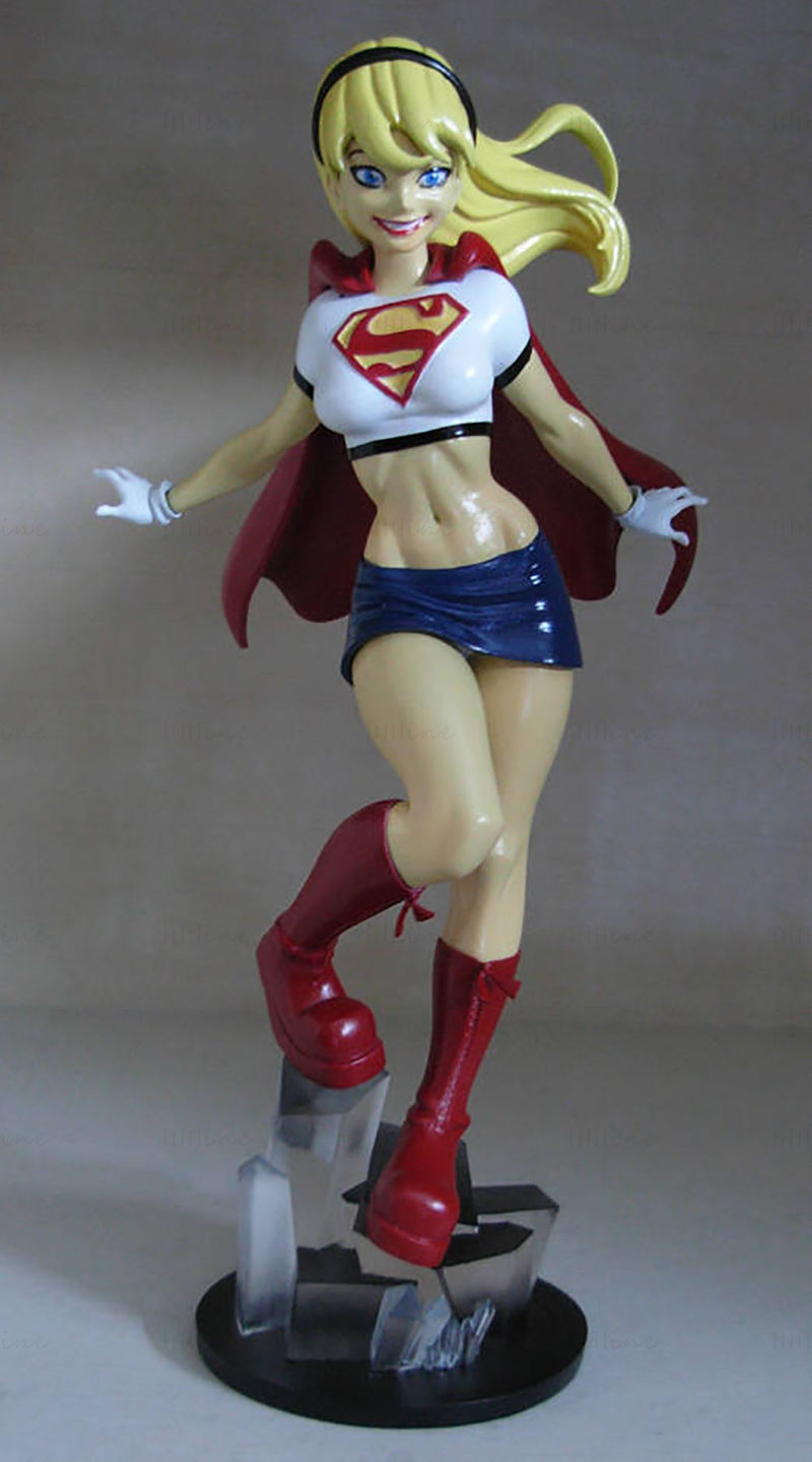 Modelo 3D de Supergirl listo para imprimir STL