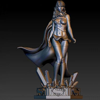 Figura de Supergirl Modelo de impresión 3D STL