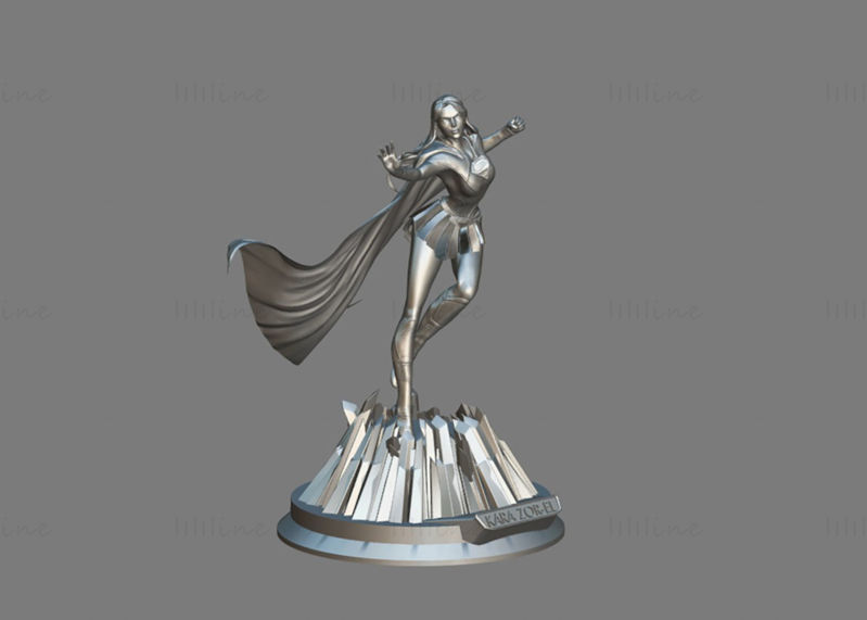 Supergirl Kara Zor-El Modèle d'impression 3D STL