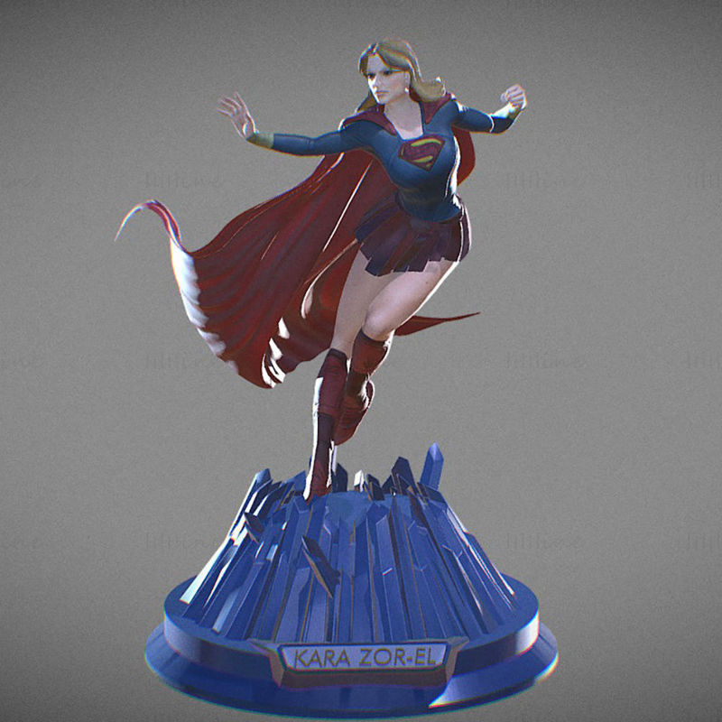 Supergirl Kara Zor-El Modèle d'impression 3D STL