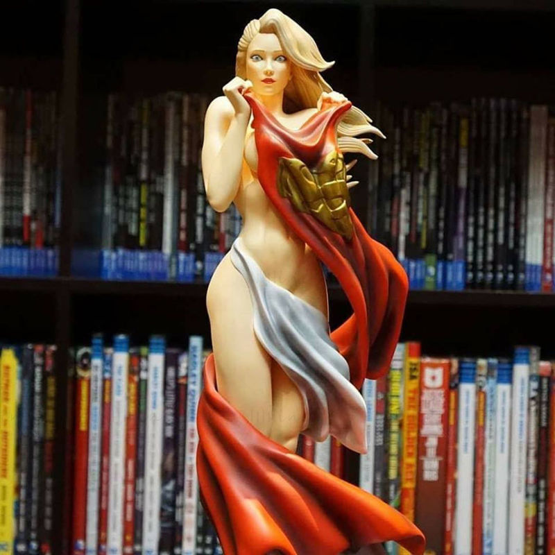 Modelo 3D de estatua sexy de Supergirl listo para imprimir STL