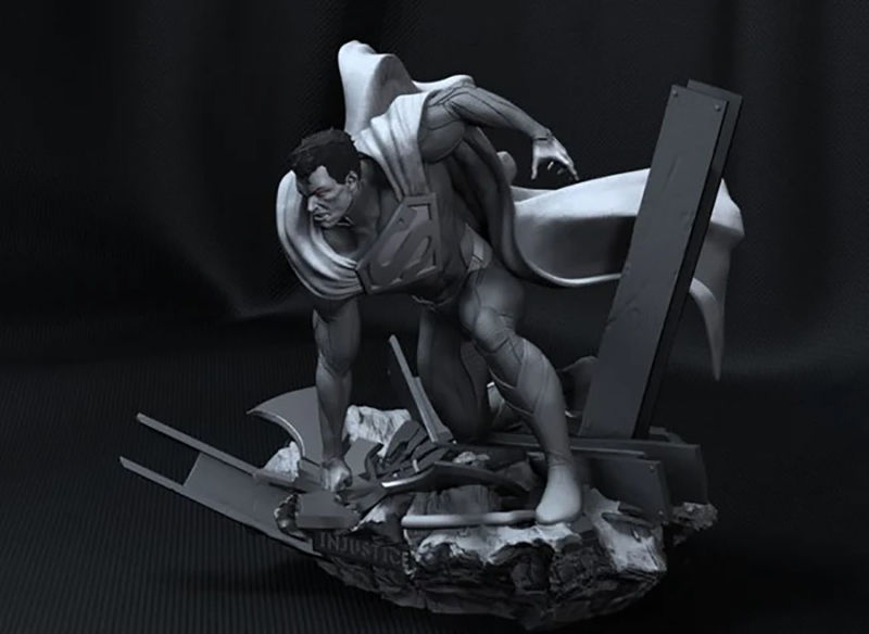 Modèle 3D de Superman prêt à imprimer STL