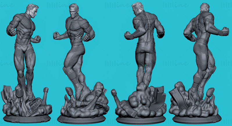 Superman Beyond Fan Art 3D Print Model STL