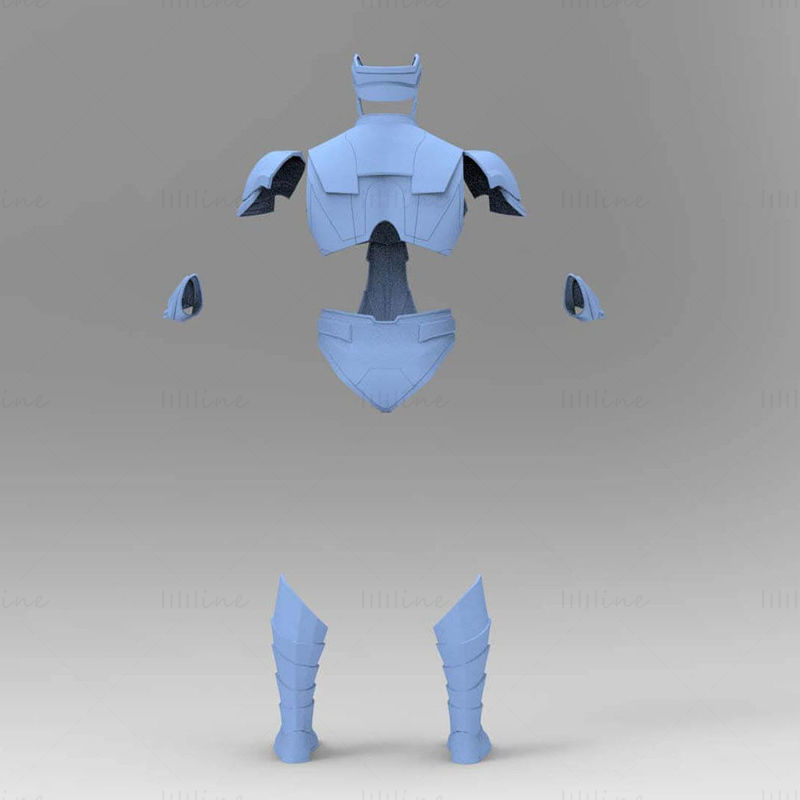 Superman Body Armor Suit 3D Print Model STL