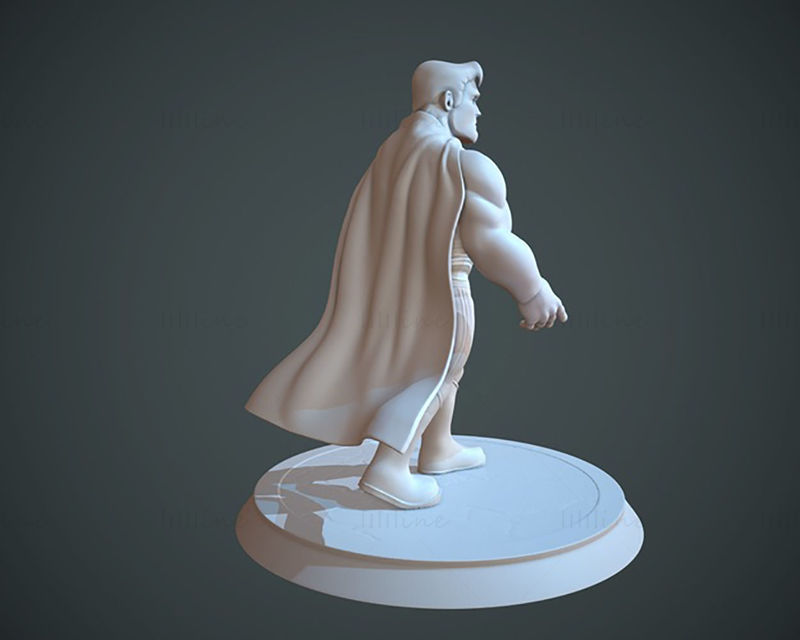 Modèle d'impression 3D de style dessin animé Superman STL