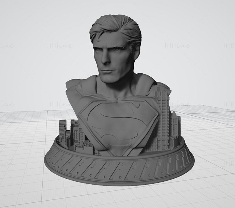 SuperMan Clark Kent 3D Model Ready to Print STL