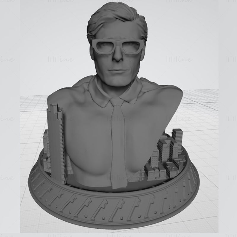 超人克拉克肯特3D打印模型STL