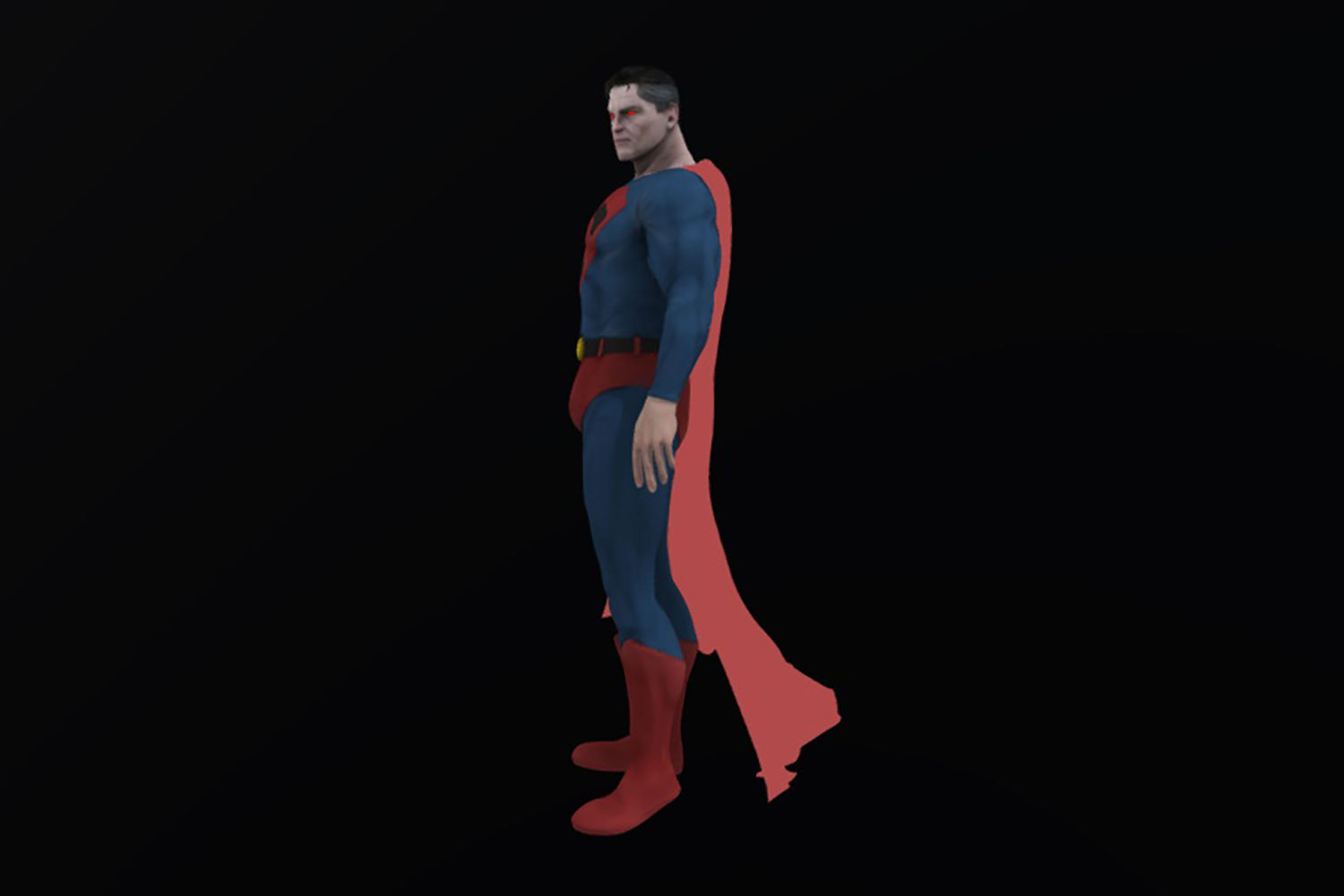 Superman Figures 3D Model Ready to Print STL