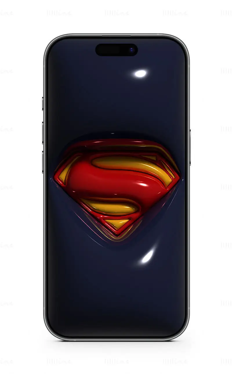 Imagine de fundal pentru telefon mobil cu logo Superman