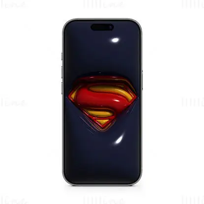 Imagine de fundal pentru telefon mobil cu logo Superman