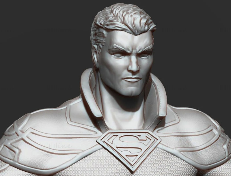 Superman op Moto 3D-printmodel STL