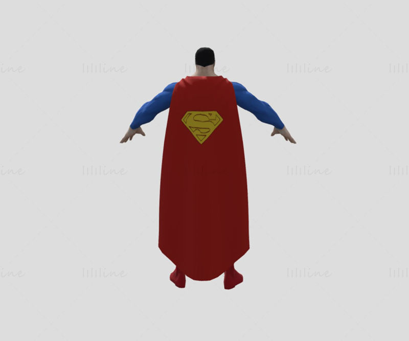Superman Statues 3D Model Ready to Print STL