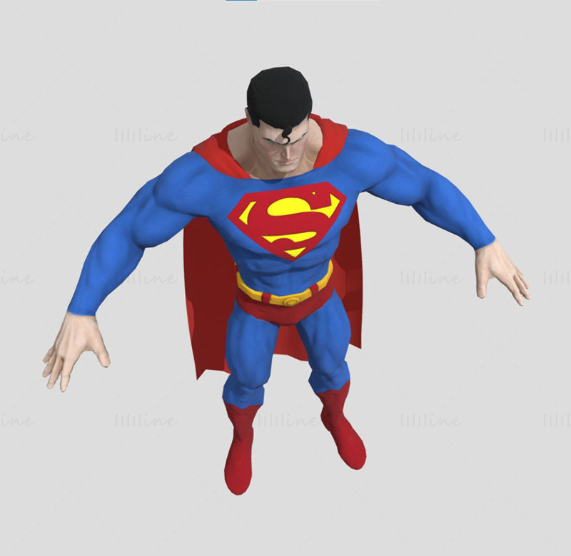 Estatuas de Superman Modelo 3D listo para imprimir STL