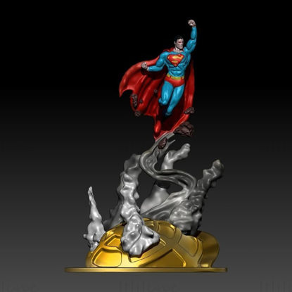Modèle 3D de statues de Superman prêt à imprimer STL