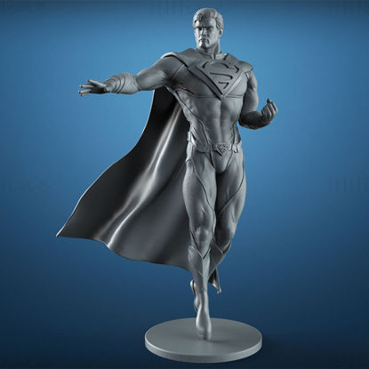 Superman Statues 3D Print Model STL