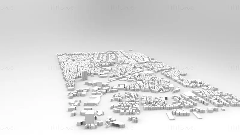 Surabaya City Indonesia 3D Model