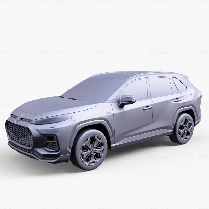 3Д модел аутомобила Сузуки Ацросс 2021