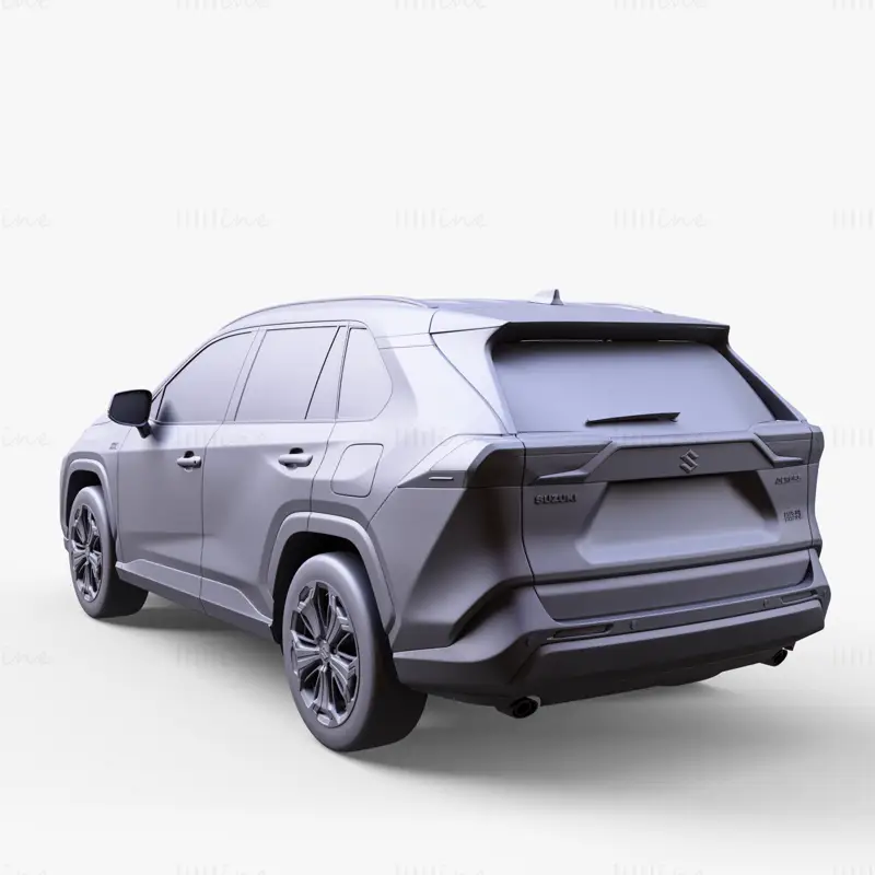 3D модел на автомобил Suzuki Across 2021