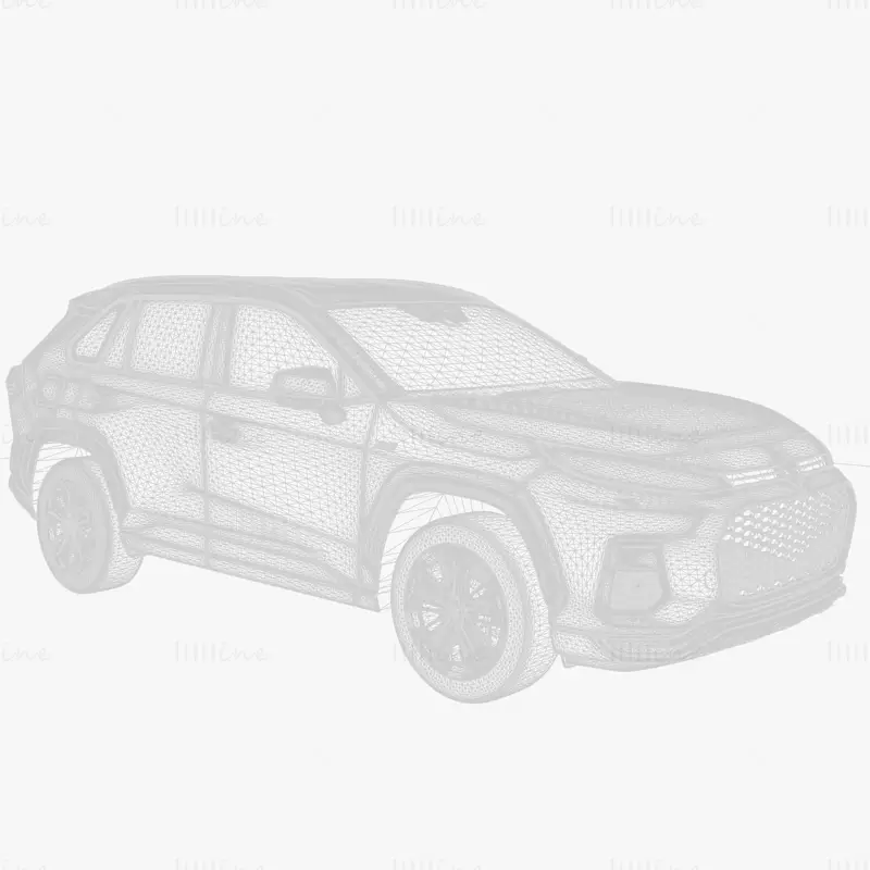 3D модель автомобиля Suzuki Across 2021 года