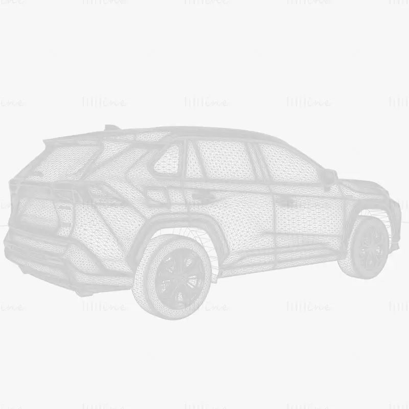 Modello 3D dell'auto Suzuki Across 2021