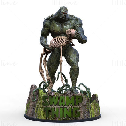 Swamp Thing 3D Model Ready to Print STL