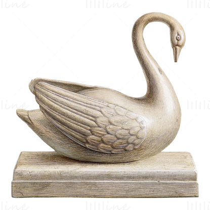 Swan Statue PNG