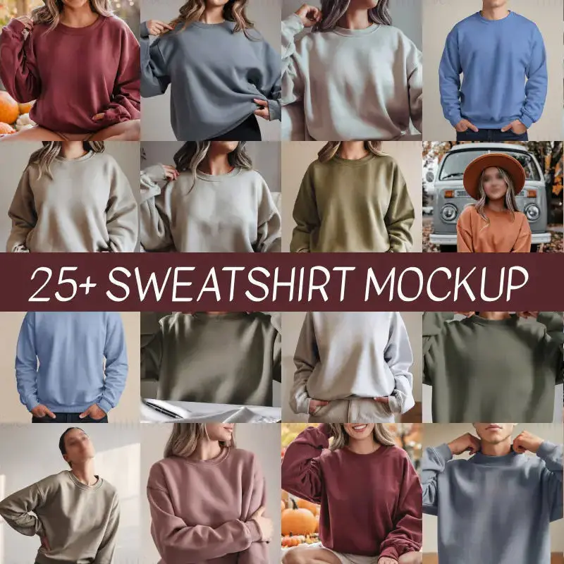 Sweatshirt-Mockup-Paket