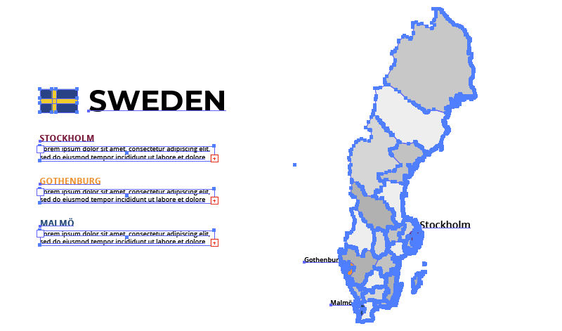 sweden post code map