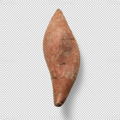Sweet potato with skin png