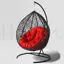 Swing hanging rotan cocoon chair 3d model