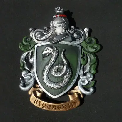 Syltherin Coat of Arms WallDesk Display - Harry Potter 3D tisk Model STL