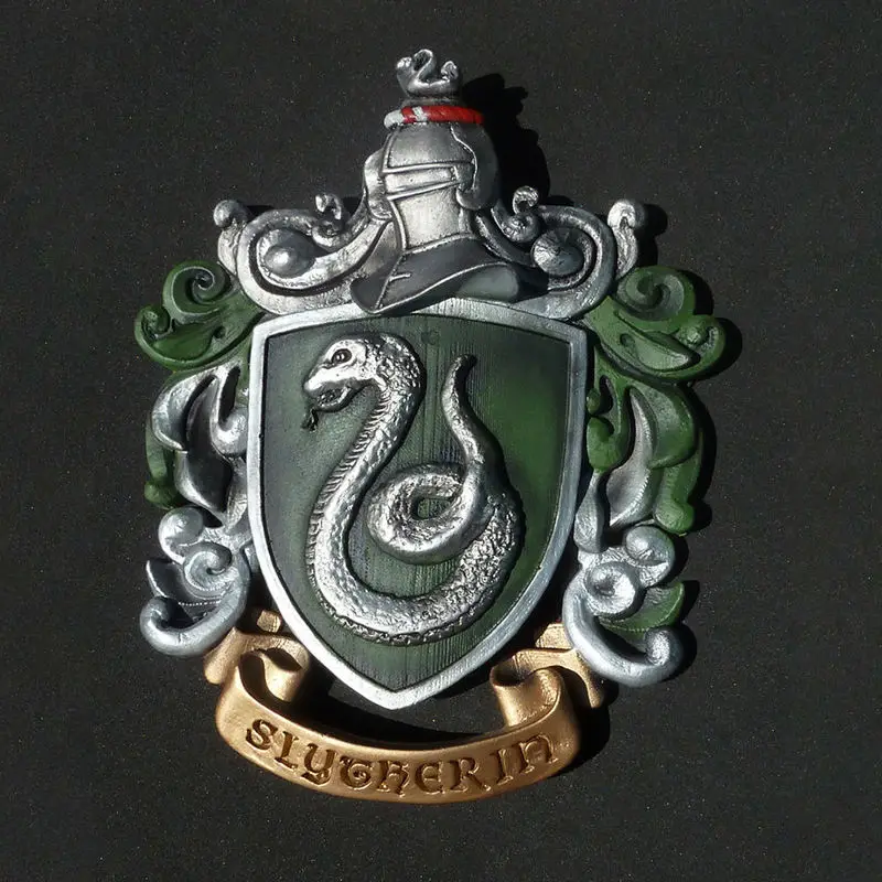Syltherin címer fali asztali kijelző - Harry Potter 3D nyomtatási modell STL