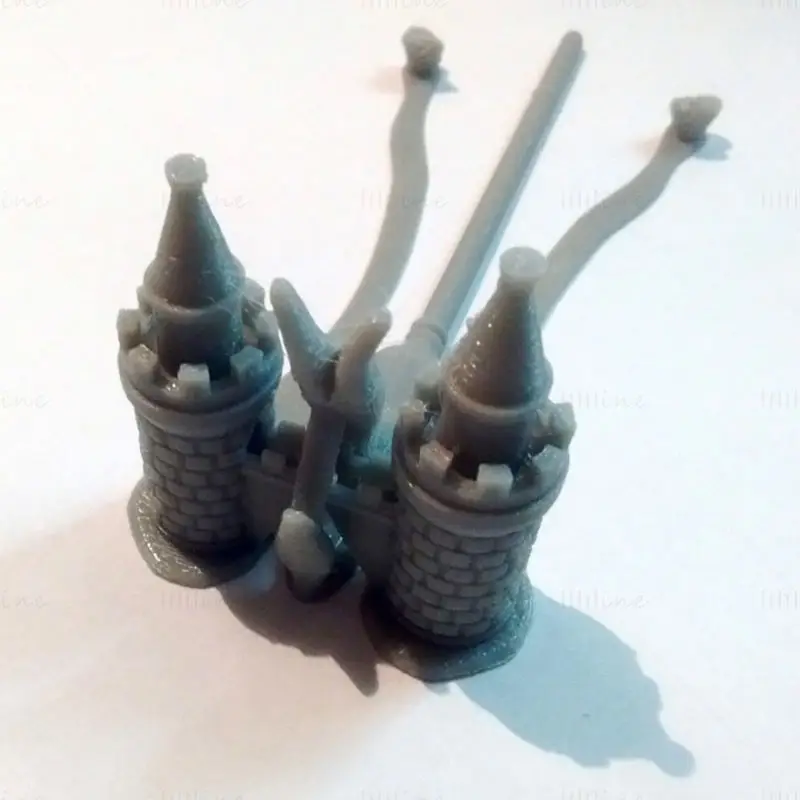 Expositor WallDesk do brasão de armas Syltherin - Harry Potter modelo de impressão 3D STL