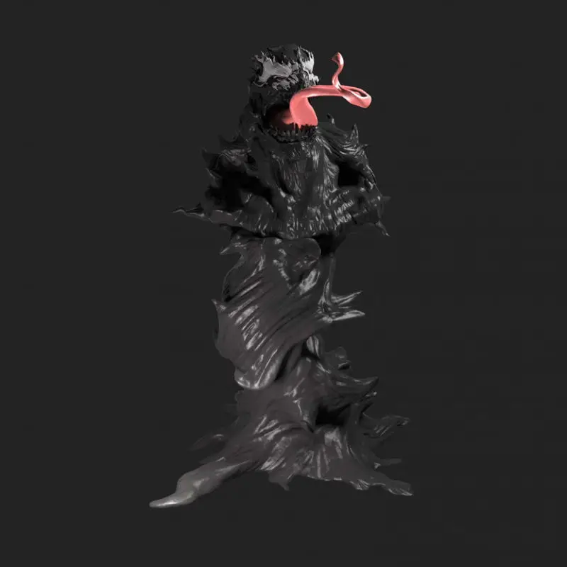 Symbiote 3D-utskriftsmodell STL